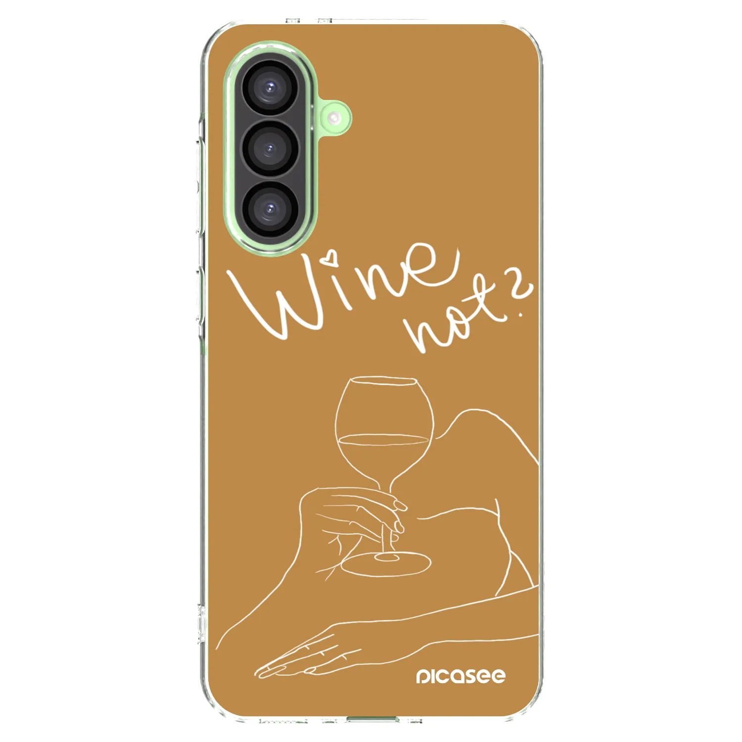 Picasee átlátszó szilikon tok az alábbi mobiltelefonokra Samsung Galaxy A26 5G A266B - Wine not