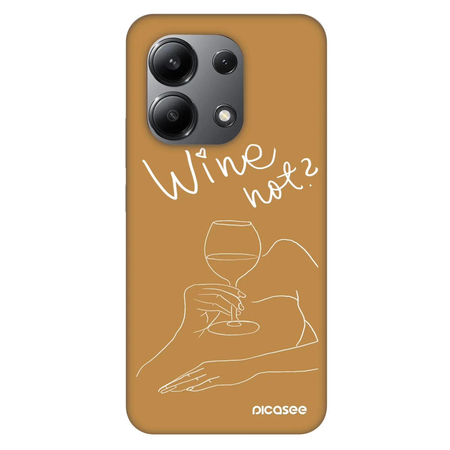 Picasee Fashion Case Xiaomi Redmi Note 13 4G - Wine not