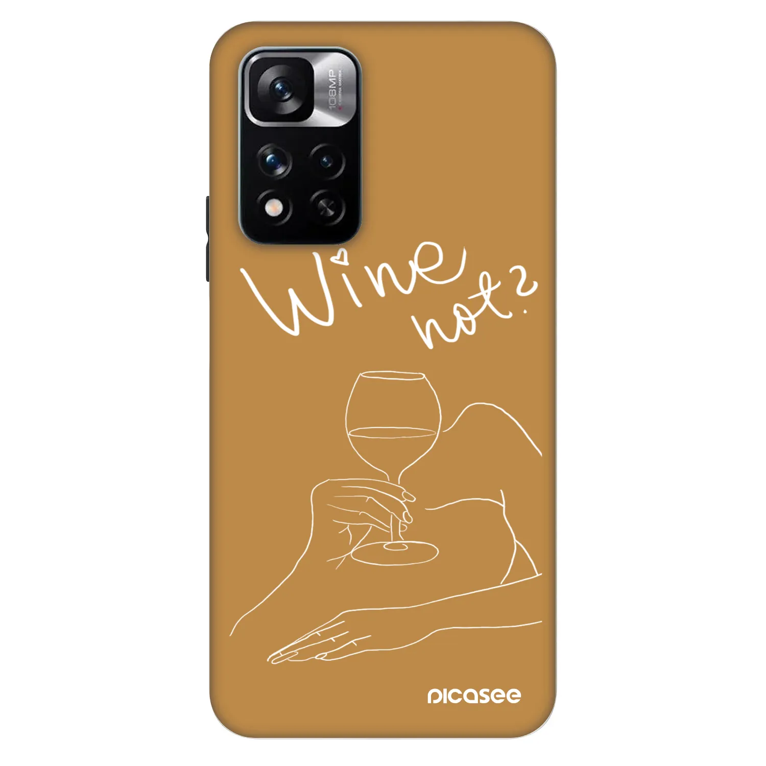 Picasee Fashion Case Xiaomi Redmi Note 11 Pro - Wine not