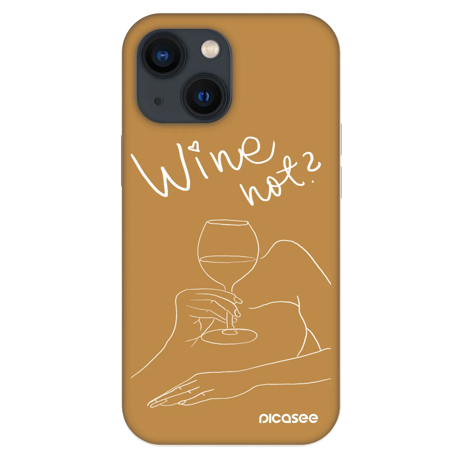 Picasee Fashion Case Apple iPhone 13 mini - Wine not
