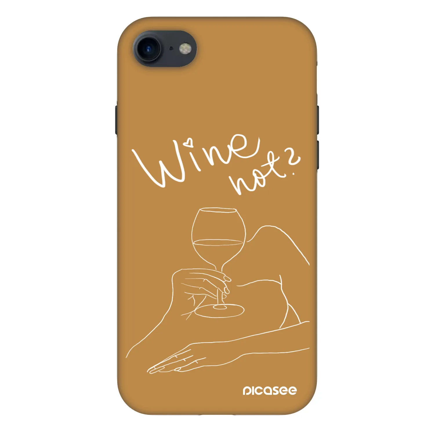 Picasee Fashion Case Apple iPhone 8 - Wine not