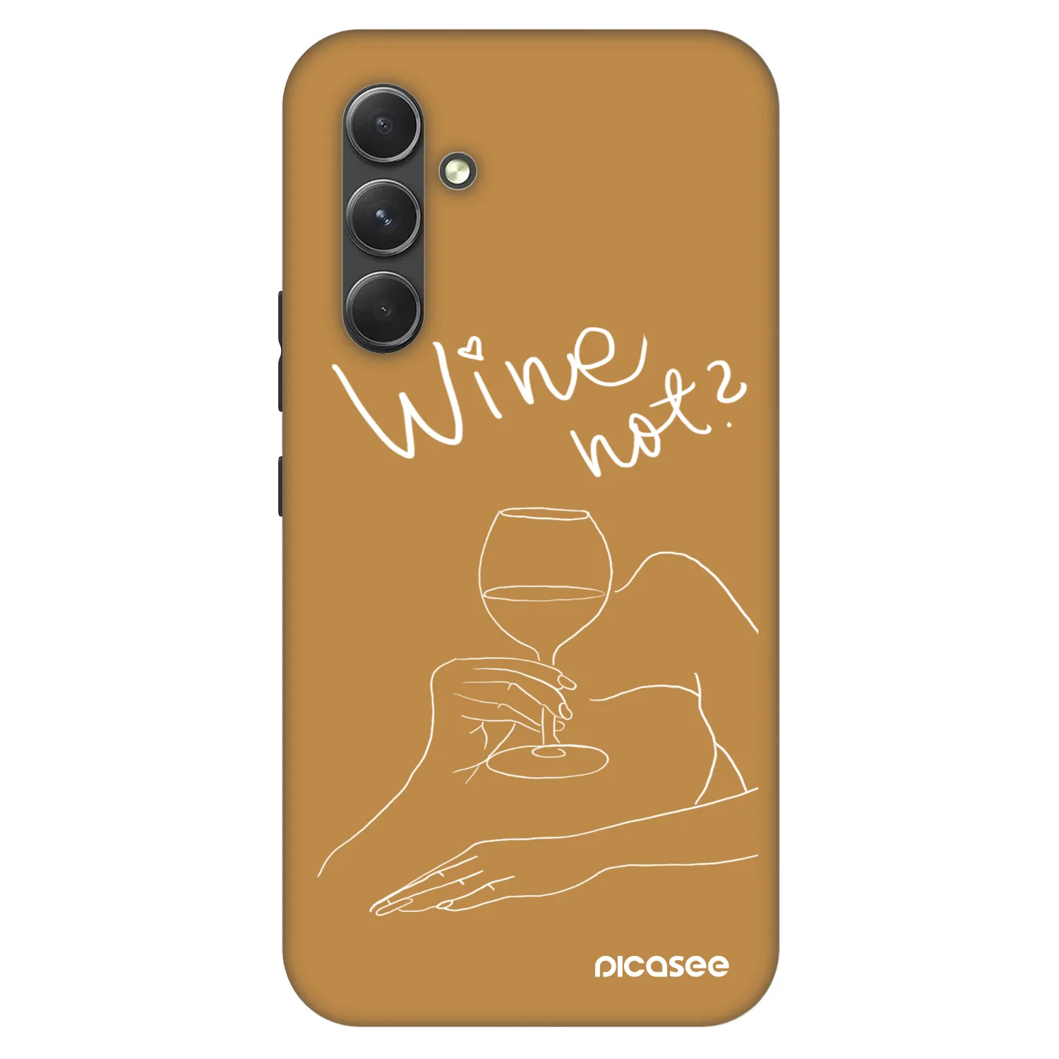 Picasee Fashion Case Samsung Galaxy A54 5G A546B - Wine not