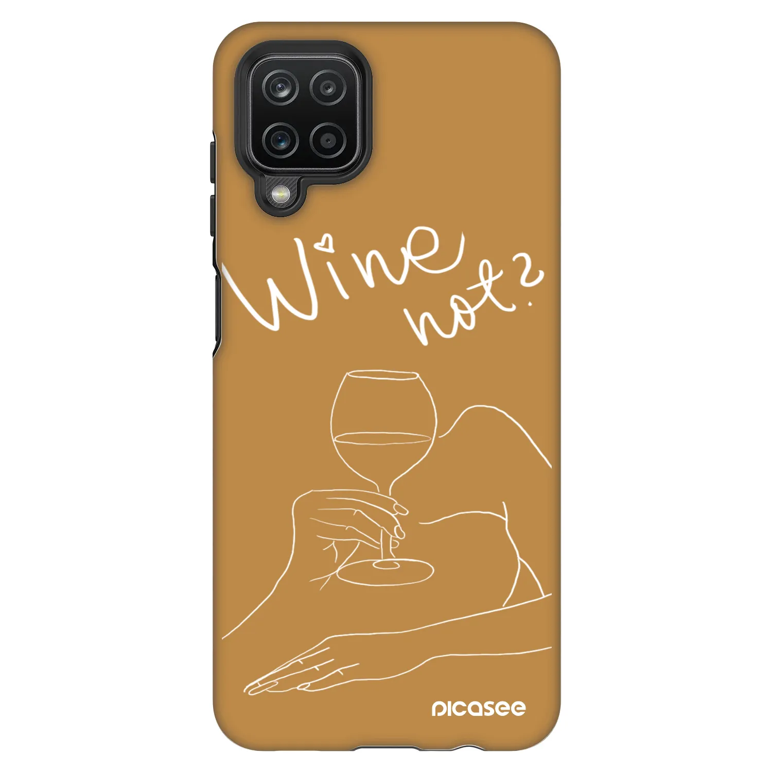 Picasee Fashion Case Samsung Galaxy A12 A125F - Wine not