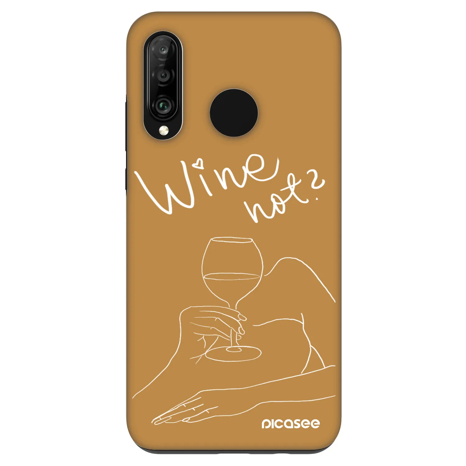 Picasee Fashion Case Huawei P30 Lite - Wine not