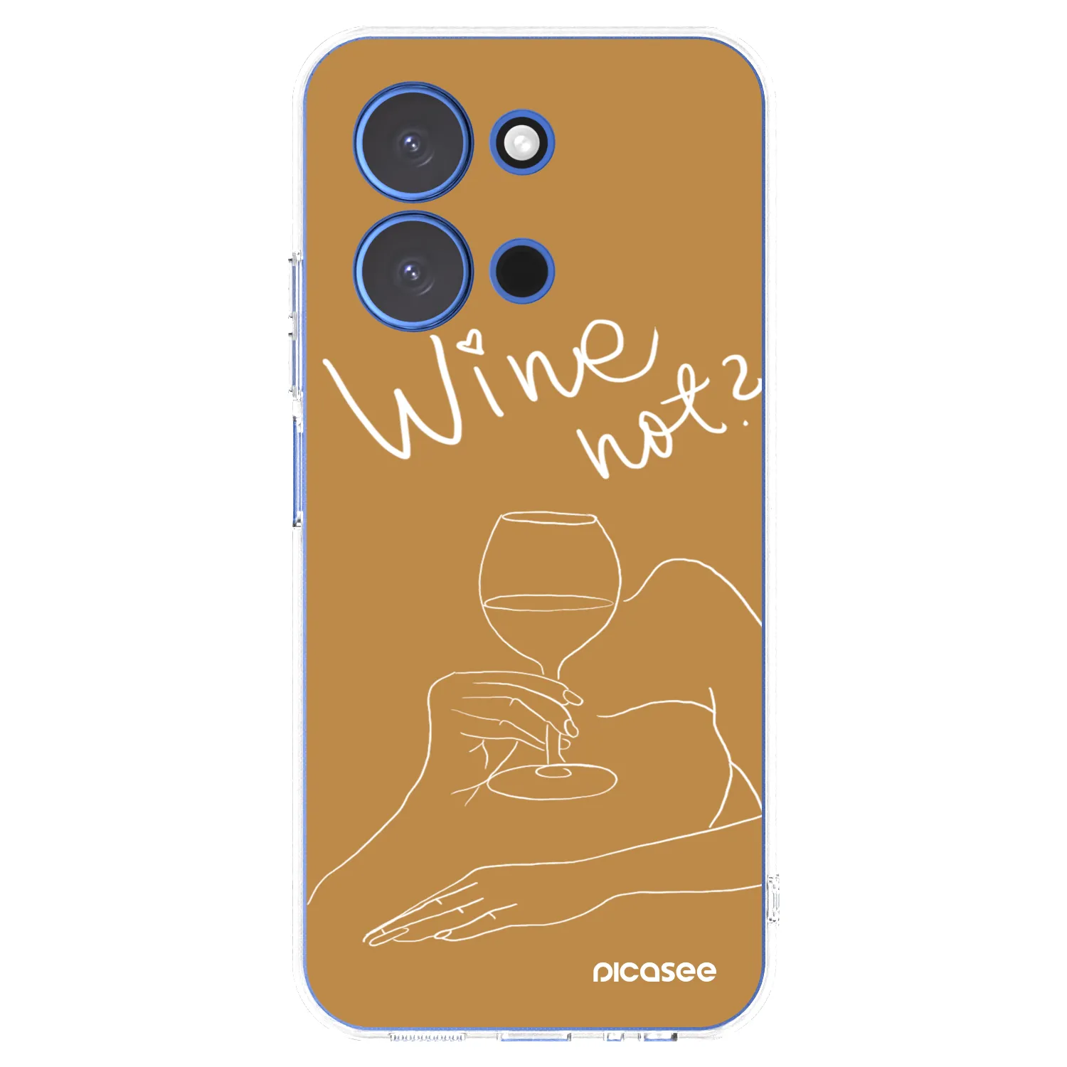Picasee átlátszó szilikon tok az alábbi mobiltelefonokra Xiaomi Redmi 15C 4G - Wine not