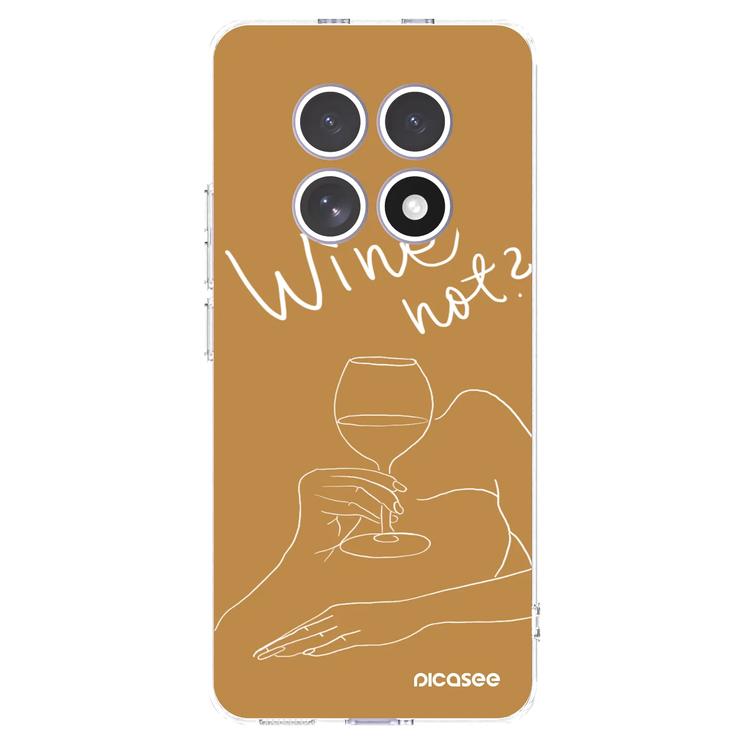 Picasee átlátszó szilikon tok az alábbi mobiltelefonokra Xiaomi Redmi Note 15 - Wine not