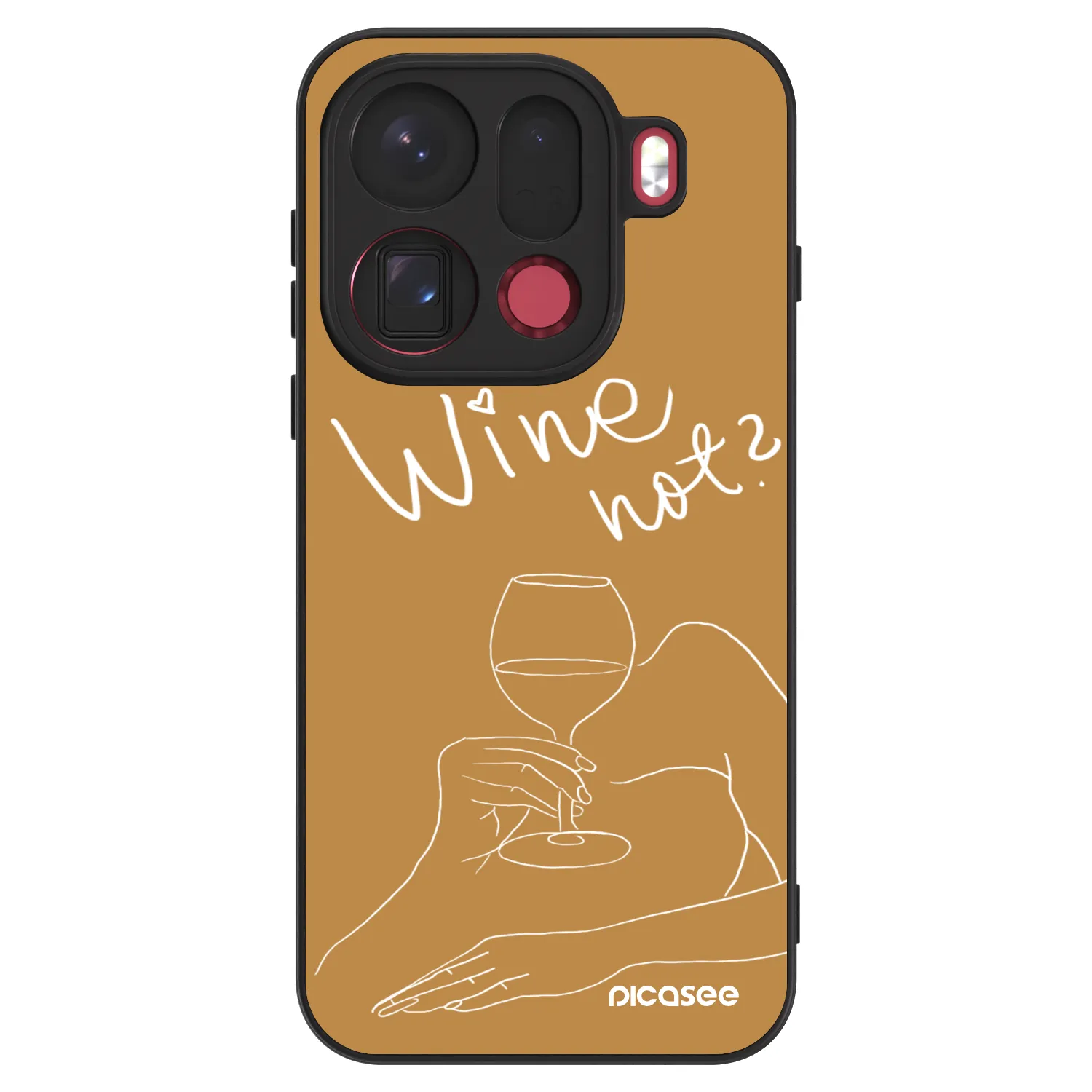 Picasee ULTIMATE CASE OPPO Find X9 Pro - készülékre - Wine not