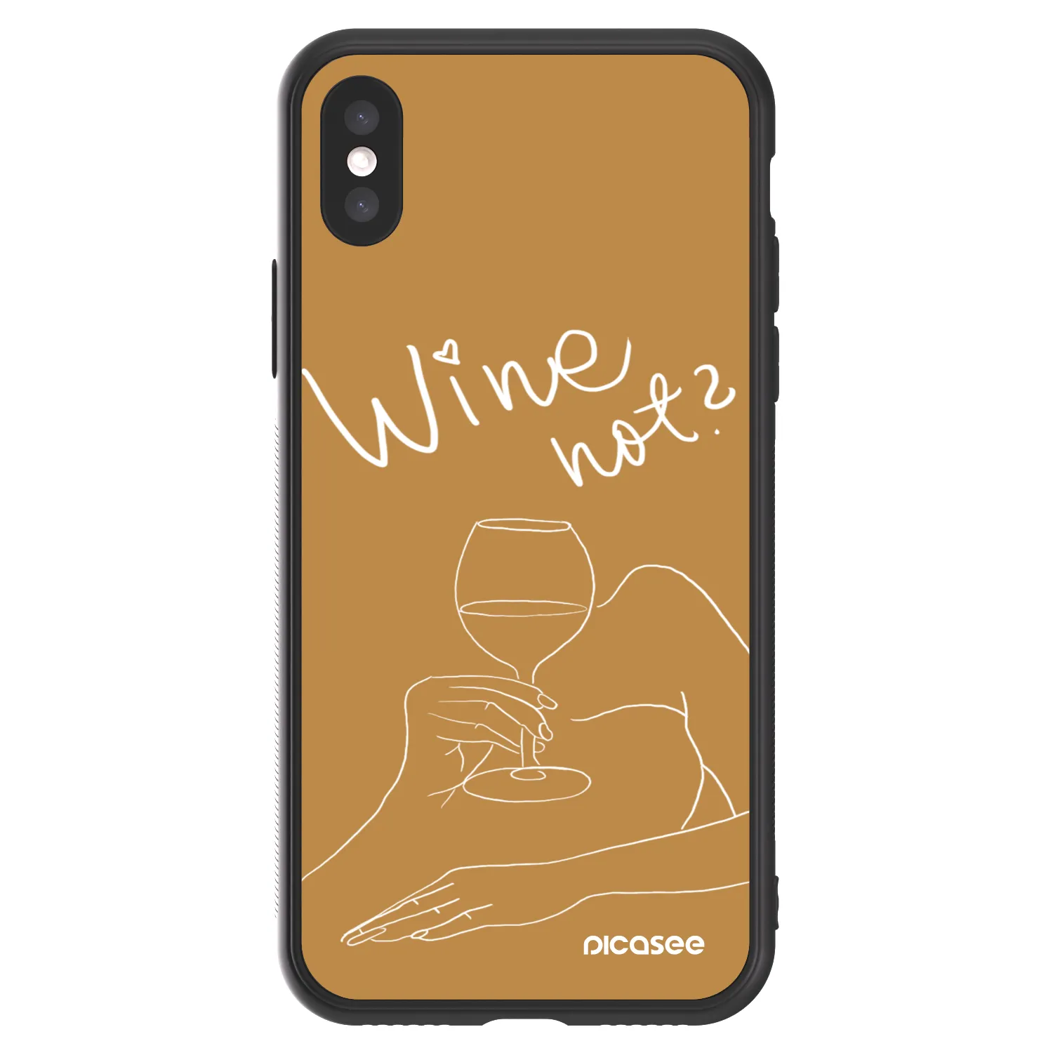 Picasee ULTIMATE CASE Apple iPhone X/XS - készülékre - Wine not