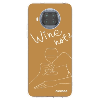 Picasee átlátszó szilikon tok az alábbi mobiltelefonokra Xiaomi Mi 10T Lite - Wine not