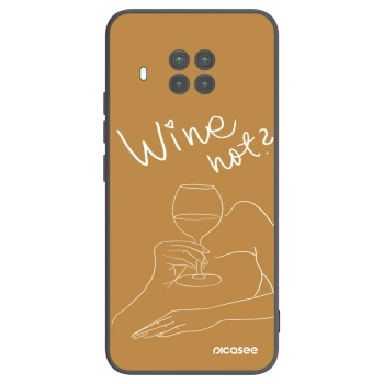 Picasee fekete szilikon tok az alábbi mobiltelefonokra Xiaomi Mi 10T Lite - Wine not