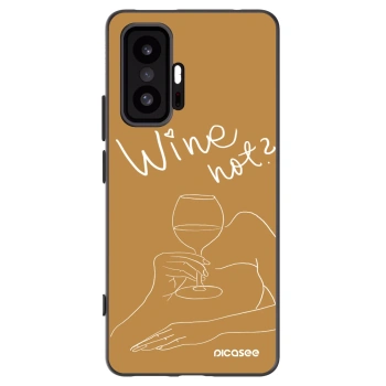 Picasee fekete szilikon tok az alábbi mobiltelefonokra Xiaomi 11T - Wine not