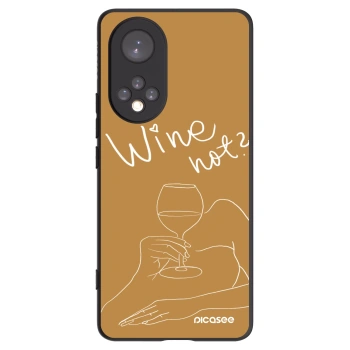 Picasee fekete szilikon tok az alábbi mobiltelefonokra Honor 50 5G - Wine not