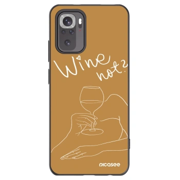 Picasee fekete szilikon tok az alábbi mobiltelefonokra Xiaomi Redmi Note 11S 4G - Wine not