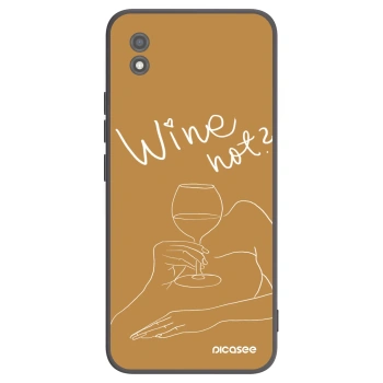 Picasee fekete szilikon tok az alábbi mobiltelefonokra Realme C11 (2021) - Wine not