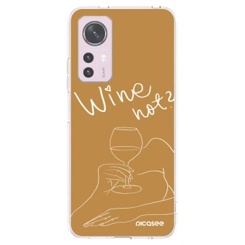 Picasee átlátszó szilikon tok az alábbi mobiltelefonokra Xiaomi 12 - Wine not