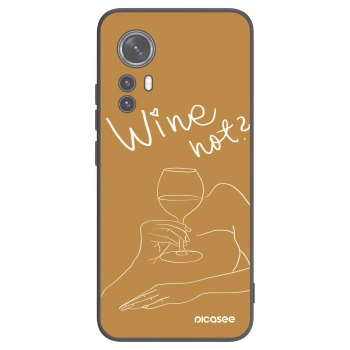 Picasee fekete szilikon tok az alábbi mobiltelefonokra Xiaomi 12X - Wine not
