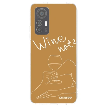 Picasee átlátszó szilikon tok az alábbi mobiltelefonokra Xiaomi 12 Lite - Wine not