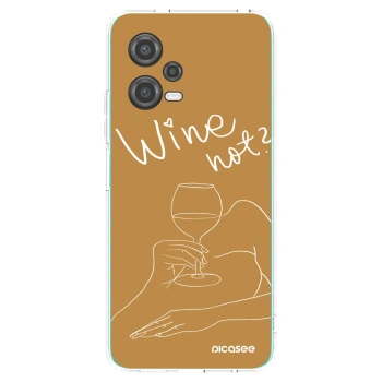 Picasee átlátszó szilikon tok az alábbi mobiltelefonokra Xiaomi Poco X5 - Wine not