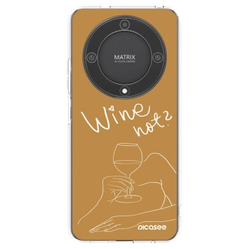 Picasee átlátszó szilikon tok az alábbi mobiltelefonokra Honor Magic5 Lite 5G - Wine not