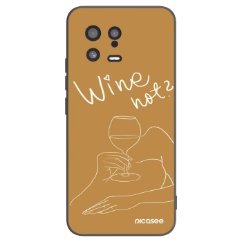 Picasee fekete szilikon tok az alábbi mobiltelefonokra Xiaomi 13 - Wine not