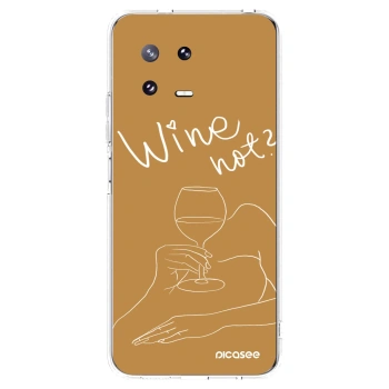 Picasee átlátszó szilikon tok az alábbi mobiltelefonokra Xiaomi 13 Pro - Wine not