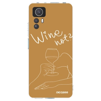 Picasee átlátszó szilikon tok az alábbi mobiltelefonokra Xiaomi Redmi Note 12S - Wine not