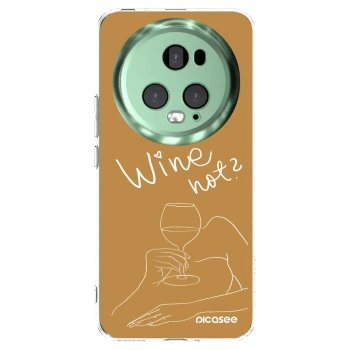 Picasee átlátszó szilikon tok az alábbi mobiltelefonokra Honor Magic5 Pro - Wine not