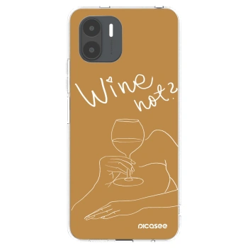 Picasee átlátszó szilikon tok az alábbi mobiltelefonokra Xiaomi Redmi A2 - Wine not