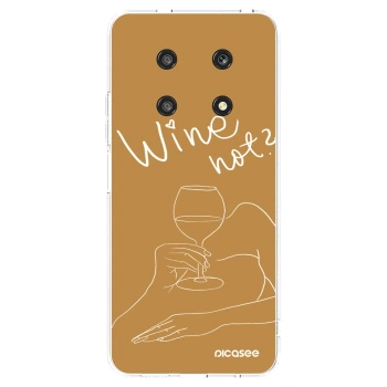 Picasee átlátszó szilikon tok az alábbi mobiltelefonokra Honor Magic4 Lite 5G - Wine not