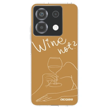 Picasee átlátszó szilikon tok az alábbi mobiltelefonokra Xiaomi Poco X6 - Wine not