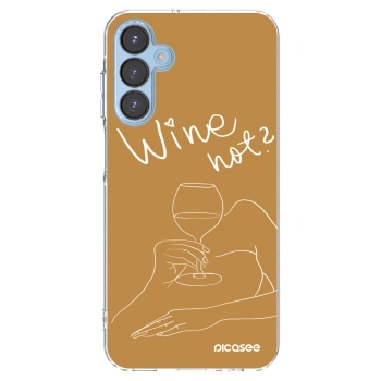 Picasee átlátszó szilikon tok az alábbi mobiltelefonokra Samsung Galaxy A15 A156B 5G - Wine not