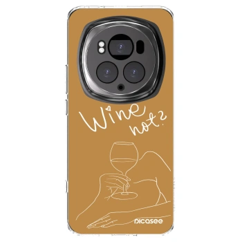 Picasee átlátszó szilikon tok az alábbi mobiltelefonokra Honor Magic6 Pro - Wine not