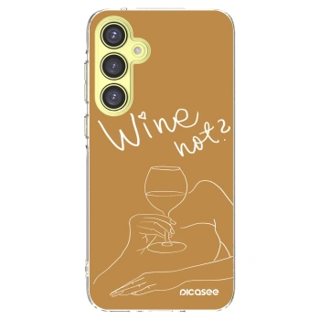Picasee átlátszó szilikon tok az alábbi mobiltelefonokra Samsung Galaxy A35 5G A356B - Wine not