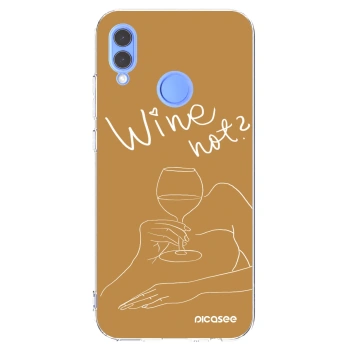 Picasee átlátszó szilikon tok az alábbi mobiltelefonokra Huawei P Smart 2019 - Wine not