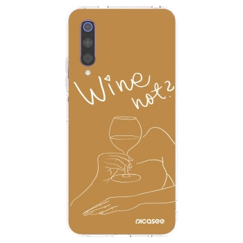 Picasee átlátszó szilikon tok az alábbi mobiltelefonokra Xiaomi Mi 9 - Wine not