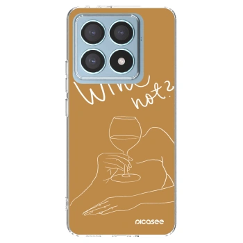 Picasee átlátszó szilikon tok az alábbi mobiltelefonokra Xiaomi 14T Pro - Wine not