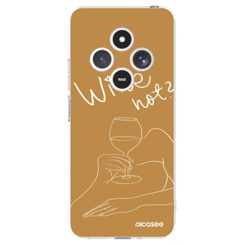 Picasee átlátszó szilikon tok az alábbi mobiltelefonokra Xiaomi Redmi 14C - Wine not