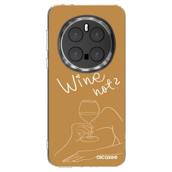 Picasee átlátszó szilikon tok az alábbi mobiltelefonokra Honor Magic7 Pro 5G - Wine not