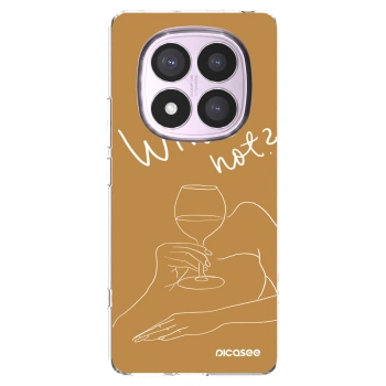 Picasee átlátszó szilikon tok az alábbi mobiltelefonokra Xiaomi Redmi Note 14 Pro 4G - Wine not
