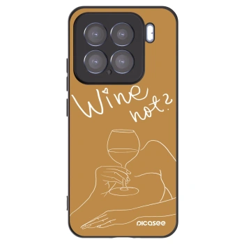 Picasee fekete szilikon tok az alábbi mobiltelefonokra Xiaomi 15 - Wine not