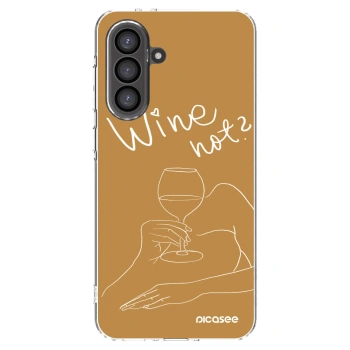Picasee átlátszó szilikon tok az alábbi mobiltelefonokra Samsung Galaxy A56 5G A566B - Wine not
