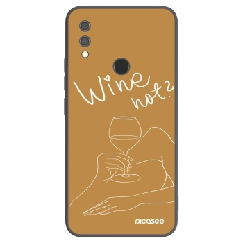 Picasee fekete szilikon tok az alábbi mobiltelefonokra Xiaomi Redmi Note 7 - Wine not