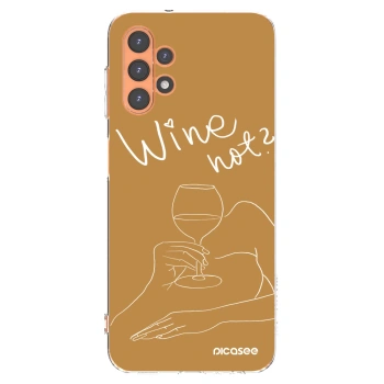 Picasee átlátszó szilikon tok az alábbi mobiltelefonokra Samsung Galaxy A13 5G - Wine not