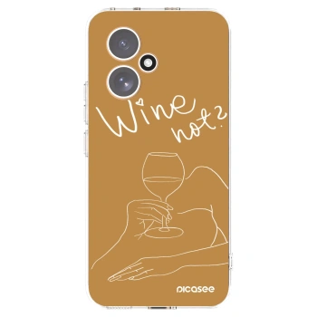 Picasee átlátszó szilikon tok az alábbi mobiltelefonokra Honor 400 5G - Wine not