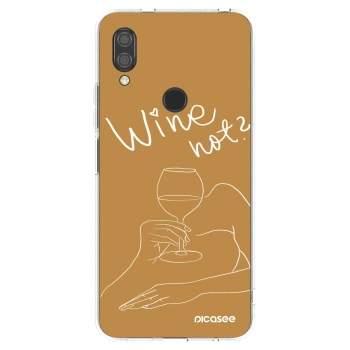 Picasee átlátszó szilikon tok az alábbi mobiltelefonokra Xiaomi Redmi 7 - Wine not