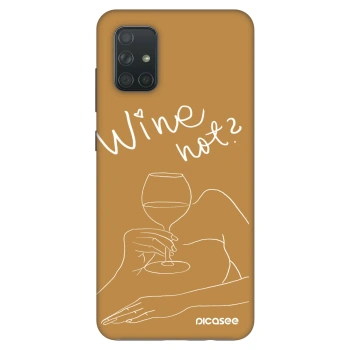 Szilikon tok erre a típusra Samsung Galaxy A71 A715F - Wine not