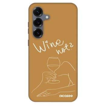 Szilikon tok erre a típusra Samsung Galaxy S25 5G - Wine not