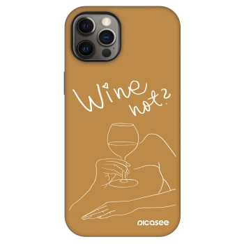 Szilikon tok erre a típusra Apple iPhone 12 Pro - Wine not