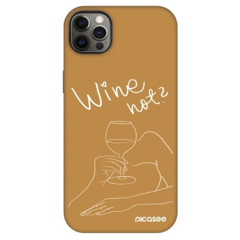 Szilikon tok erre a típusra Apple iPhone 12 Pro Max - Wine not