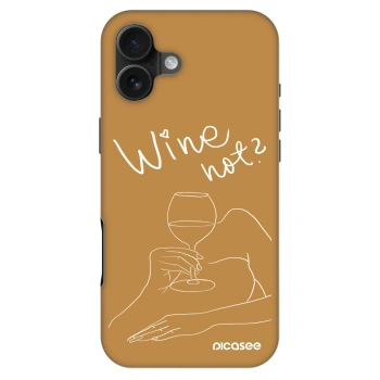 Szilikon tok erre a típusra Apple iPhone 16 Plus - Wine not